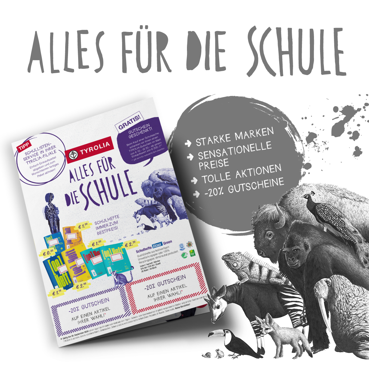 Themenbild Alles für die  Schule