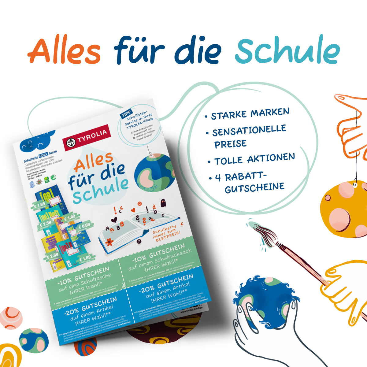 Themenbild  Schultaschen