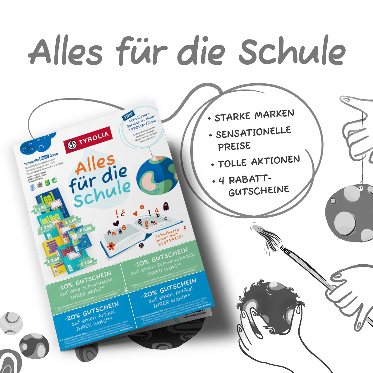Themenbild  Schultaschen