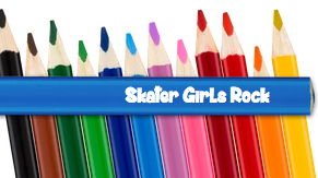 Jolly Schriftart Skater Girls rock