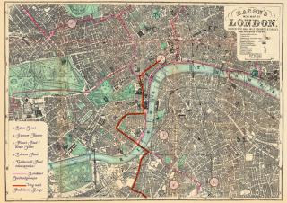 Sherlock Holmes London Karte